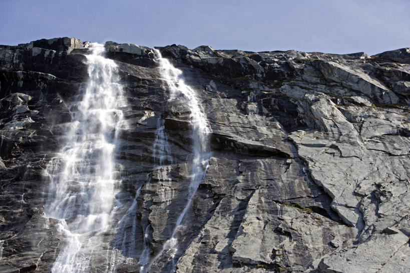 无人,横图,室外,北极,河流,瀑布,水,雾,全球变暖,欧洲,喷,飞溅,冰,北,自然,摄影,气象,气候,冰河,冰帽,岩石,彩图