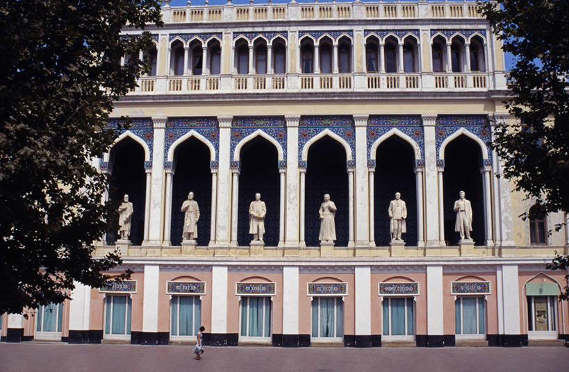 无人,博物馆,竖图,建筑,阿塞拜疆,砖,城堡,古城,塔,首都,地标建筑,摄影,保护,要塞,前苏联,巴库,高加索山脉,彩图