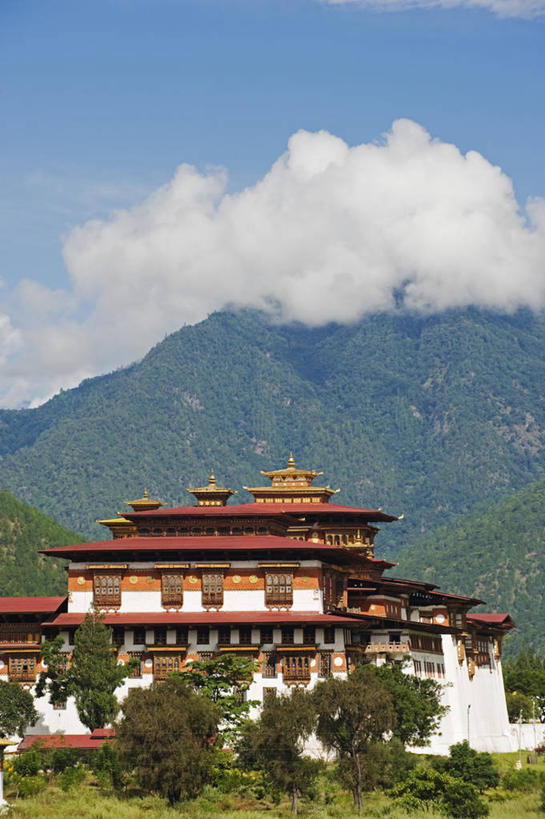 无人,横图,室外,白天,旅游,建筑,不丹,亚洲,地形,风景,摄影,要塞,彩图,旅行,传统文化