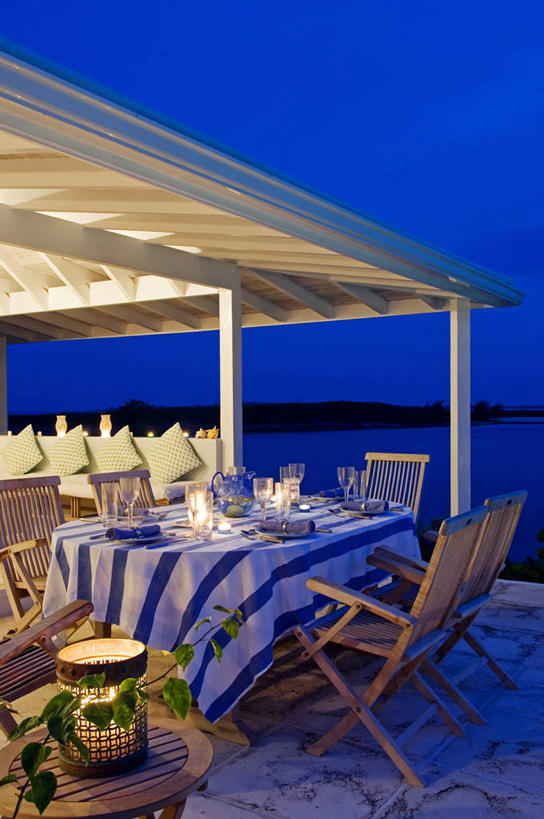 无人,竖图,室外,吃饭,晚餐,海洋,岛,食品,浪漫,黄昏,摄影,华贵,彩图,巴哈马群岛