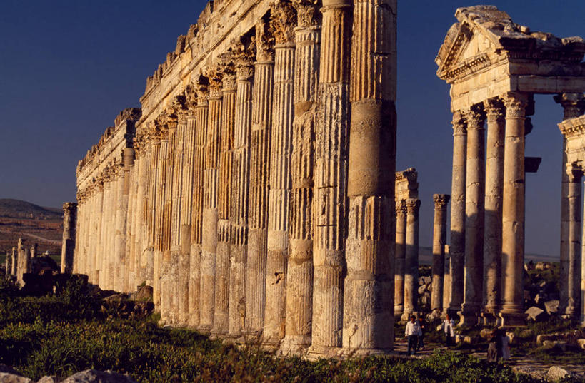 无人,横图,水,建筑,叙利亚,木制,拱门,水车,历史,车轮,工业,摄影,哈马,彩图