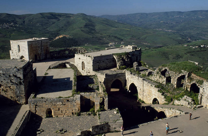 无人,横图,室外,城市,建筑,叙利亚,庭院,古城,首都,摄影,宗教,伊斯兰教,中东,圆顶建筑,清真寺,大清真寺,大马士革,钟,彩图