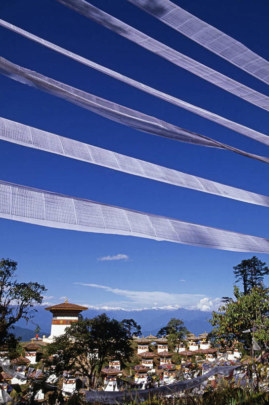 无人,横图,室外,不丹,亚洲,传递,地形,经幡,佛塔,风景,祈祷,摄影,宗教,佛教,宗教建筑,朝圣节,喜马拉雅山脉,灵性,彩图,传统文化