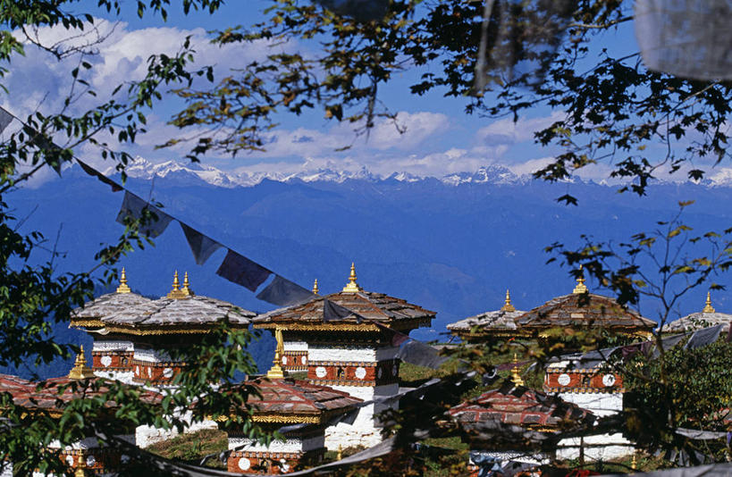 无人,横图,室外,不丹,亚洲,传递,地形,经幡,祈祷,摄影,宗教,佛教,宗教建筑,朝圣节,喜马拉雅山脉,灵性,彩图,传统文化