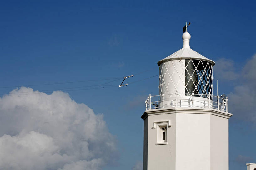 无人,横图,室外,道路,蜥蜴,英国,信息,塔,灯塔,交通,方向,英格兰,蓝色,白色,摄影,引导,指引,航标,彩图,旅行,西南英格兰,导航