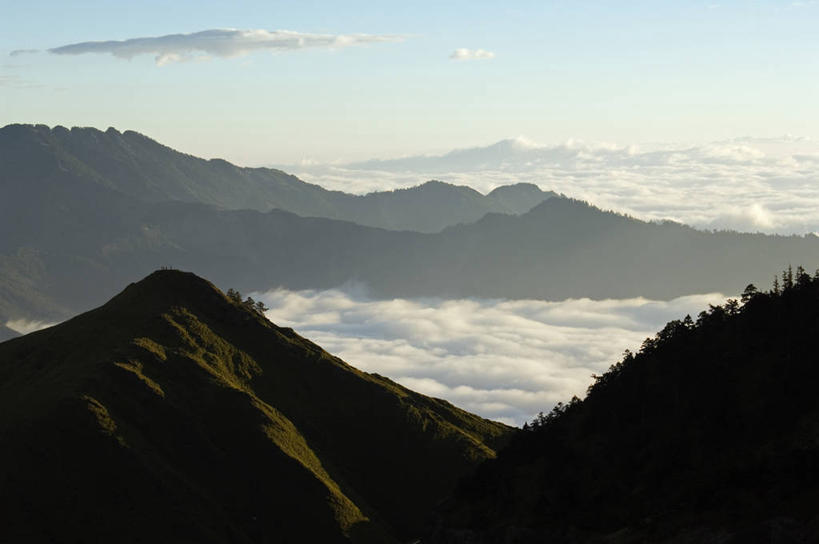 无人,横图,室外,山,雾,台湾,地形,山顶,云,风景,自然,安静,摄影,宁静,国家公园,太鲁阁国家公园,岩石,彩图