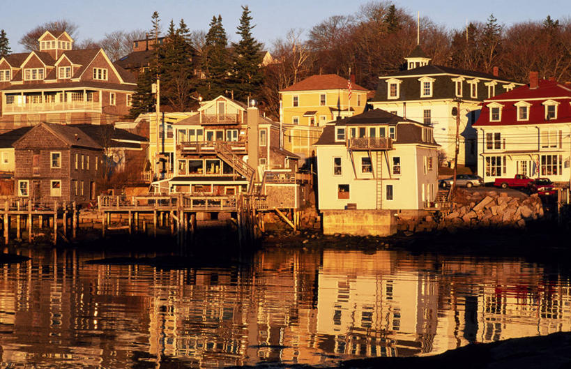 无人,横图,室外,日出,海洋,美国,漂浮,海岸线,黎明,摄影,浮标,鱼网,缅因州,海滩,彩图,海港