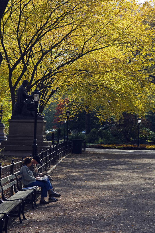 无人,公园,竖图,室外,城市,摩天大楼,纽约,美国,公寓,曼哈顿,办公大楼,摄影,格林威治村,秋天,彩图