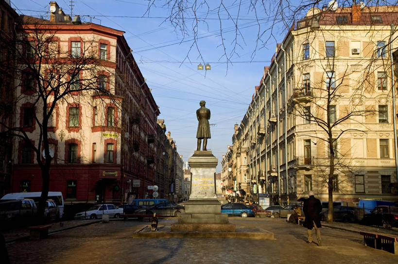 横图,城市,雕塑,俄罗斯,艺术,雕像,历史,艺术家,摄影,手艺,巴洛克风格,诗人,美术工艺,彩图,旅行,独联体