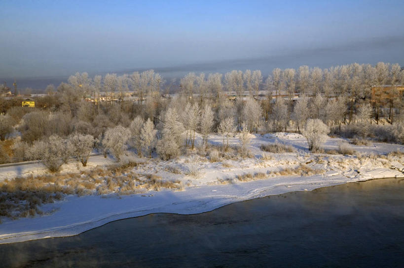 无人,横图,室外,河流,雪,欧洲,俄罗斯,亚洲,蒸汽,冬天,霜,树,寒冷,摄影,早晨,西伯利亚,俄联邦,俄罗斯联邦,伊尔库茨克,伊尔库茨克州,东西伯利亚,彩图,旅行,独联体