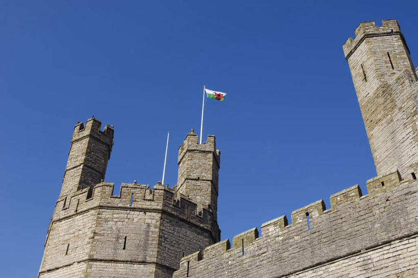 无人,横图,旅游,建筑,英国,城堡,围墙,塔,地标建筑,摄影,保护,要塞,威尔士,格温内思郡,彩图,旅行,联合国教科文组织,北威尔士