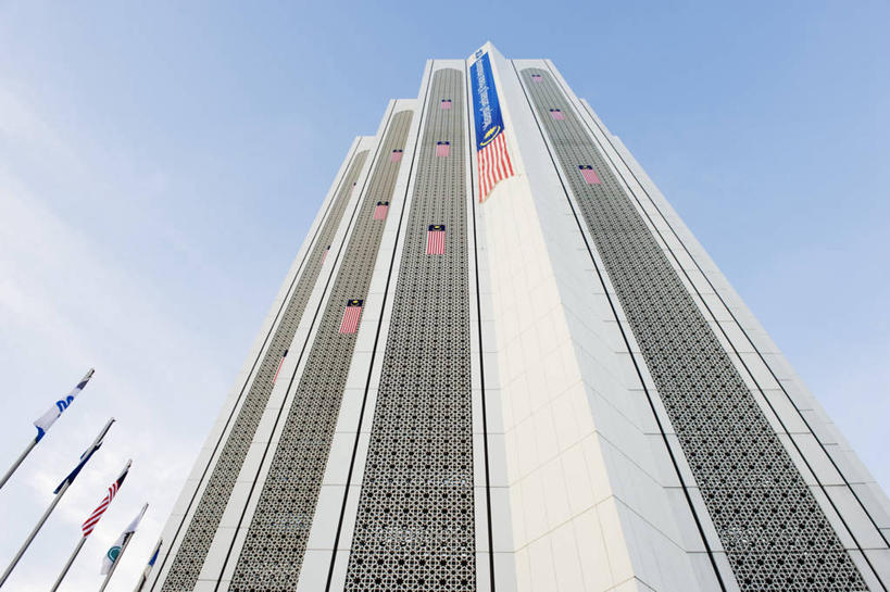 无人,横图,室外,城市,建筑,摩天大楼,旗帜,国旗,马来西亚,亚洲,首都,现代,摄影,东南亚,伊斯兰教,吉隆坡,彩图,旅行,马来西亚国旗,马来文化