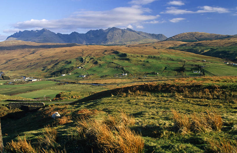 无人,横图,室外,山,山脉,英国,欧洲,岛,地形,苏格兰,风景,摄影,西欧,斯盖岛,彩图,旅行