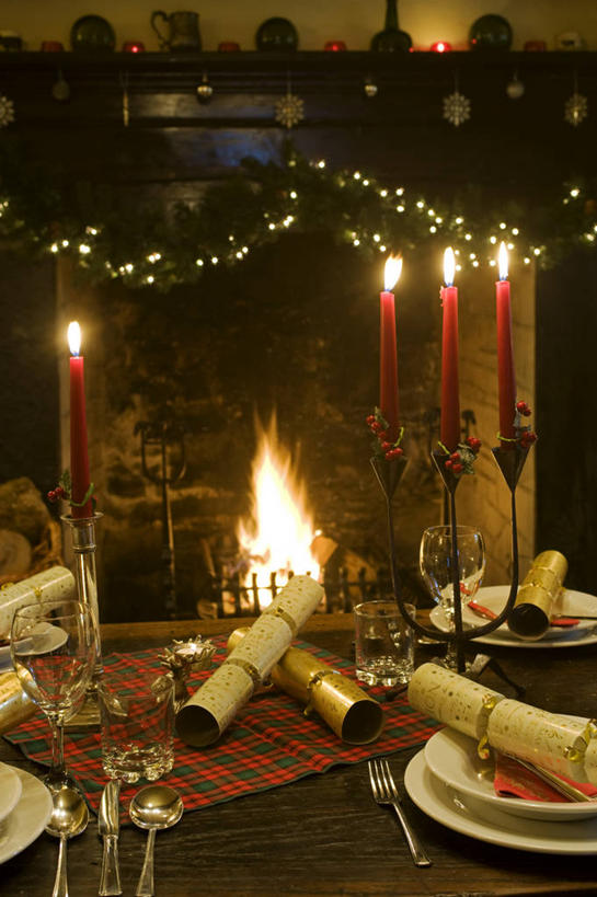 无人,竖图,室内,壁炉,蜡烛,英国,欧洲,圣诞节,装饰,饭厅,摄影,膳食,西欧,大不列颠,威尔士,大不列颠及北爱尔兰联合王国,大不列颠及爱尔兰联合王国,威尔士公国,彩图,康威自治市,大不列颠王国,大英帝国,联合王国,日不落帝国,斯诺登峰,北威尔士