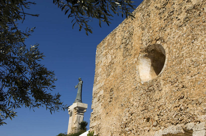 无人,横图,西班牙,欧洲,雕像,摄影,宗教,基督,基督教,地中海文化,南欧,天主教,耶稣,救世主,西班牙王国,基利斯督,弥赛亚,默西亚,巴利阿里群岛,巴利阿里,梅诺卡岛,彩图