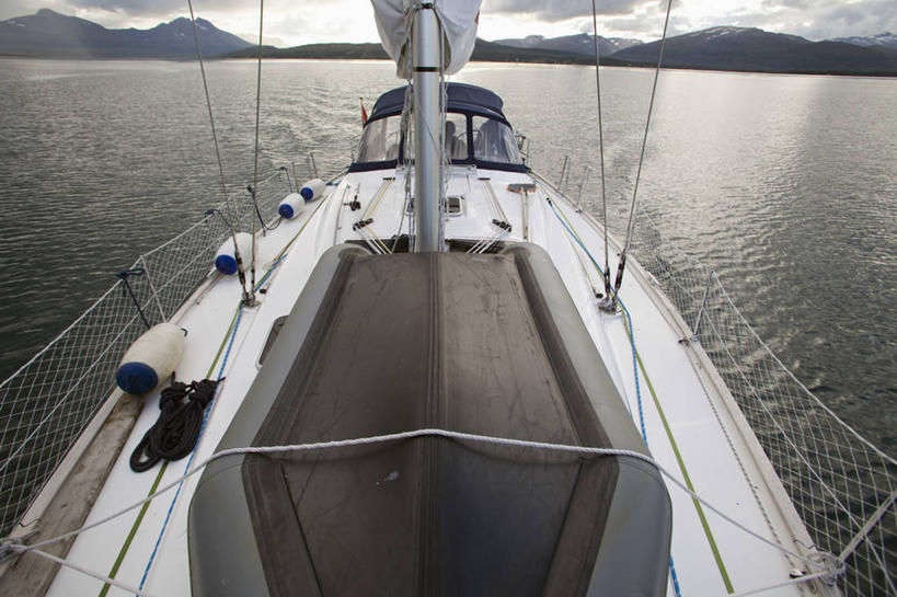 无人,横图,挪威,游艇,北,帆,摄影,航海,宁静,斯堪的纳维亚,斯堪狄纳维亚半岛,特隆姆瑟,冒险,彩图