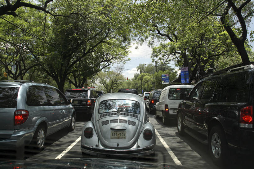 横图,街道,路,汽车,墨西哥,列队,交通,首都,排队,运输,摄影,拉丁美洲,墨西哥城,改革大道,彩图,交通堵塞,林荫大道