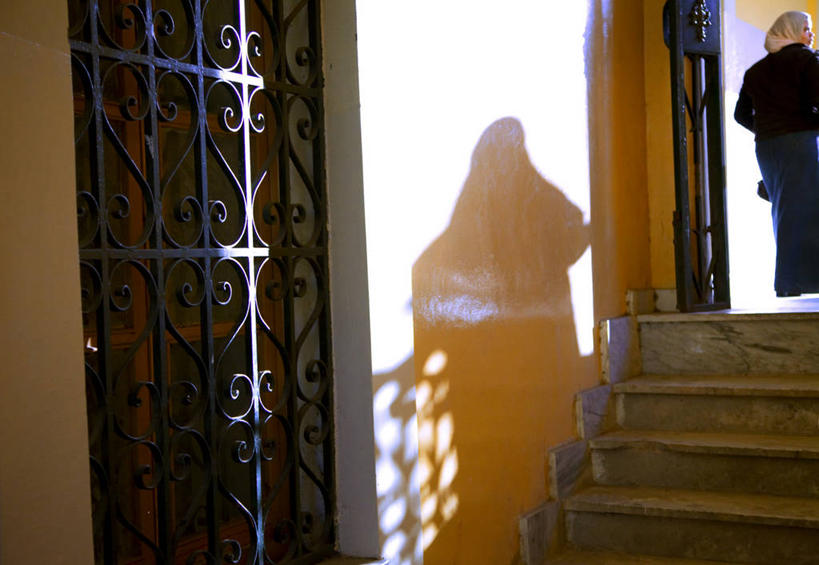 成年人,横图,城市,非洲,利比亚,阴影,摄影,宗教,面纱,伊斯兰教,地中海文化,北非,女人,彩图