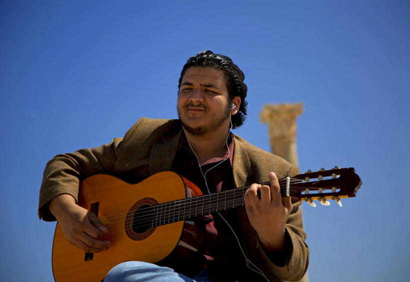 无人,横图,城市,非洲,利比亚,化石,柱子,历史,废墟,地标建筑,摄影,考古学,地中海文化,北非,阿拉伯风格,萨布拉塔,彩图,帝国