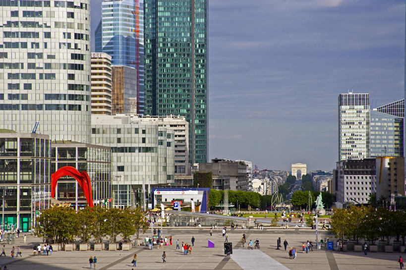 无人,横图,商务,时尚,建筑业,城市,建筑,雕塑,法国,巴黎,欧洲,雕像,首都,现代,布置,地标建筑,摄影,法国文化,拉德芳斯,彩图