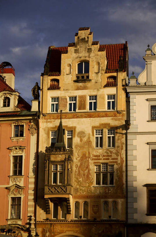 无人,竖图,方图,城市,建筑,欧洲,装饰,古城,首都,北,摄影,作画,东欧,捷克共和国,布拉格,旧城区,彩图