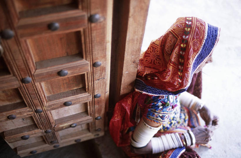 成年人,竖图,路,印度,亚洲,头巾,推车,运输,摄影,种族,男人,彩图,旅行,游牧民族