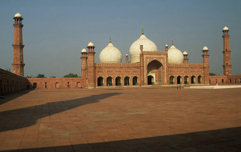 无人,横图,室外,城市,建筑,喷泉,巴基斯坦,亚洲,庭院,拱门,穹顶,摄影,宗教,尖塔,伊斯兰教,中东,圆顶建筑,宗教建筑,清真寺,南亚,首府,巴基斯坦伊斯兰共和国,印度次大陆,花园城市,拉合尔,彩图,巴德夏希清真寺,皇家清真寺,旁遮普省