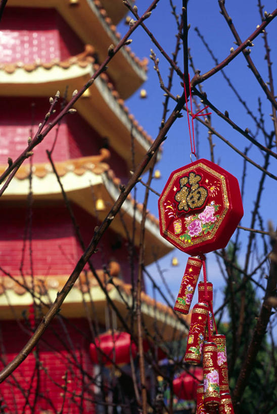 无人,竖图,运气,香港,春节,亚洲,庆祝,装饰,宝塔,红色,春天,摄影,佛教,中国文化,肖像,新界,沙田,彩图,旅行,万佛寺