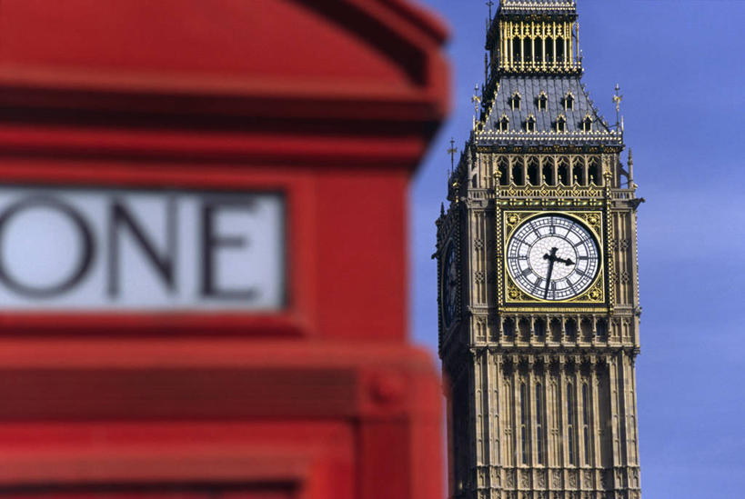 无人,横图,旅游,通讯,城市,建筑,英国,欧洲,时间,房屋,地形,首都,历史,英格兰,钟塔,电话亭,红色,蓝色,天空,地标建筑,摄影,威斯敏斯特市,英国文化,哥特式风格,国会广场,电话机,彩图,旅行,传统文化,名声