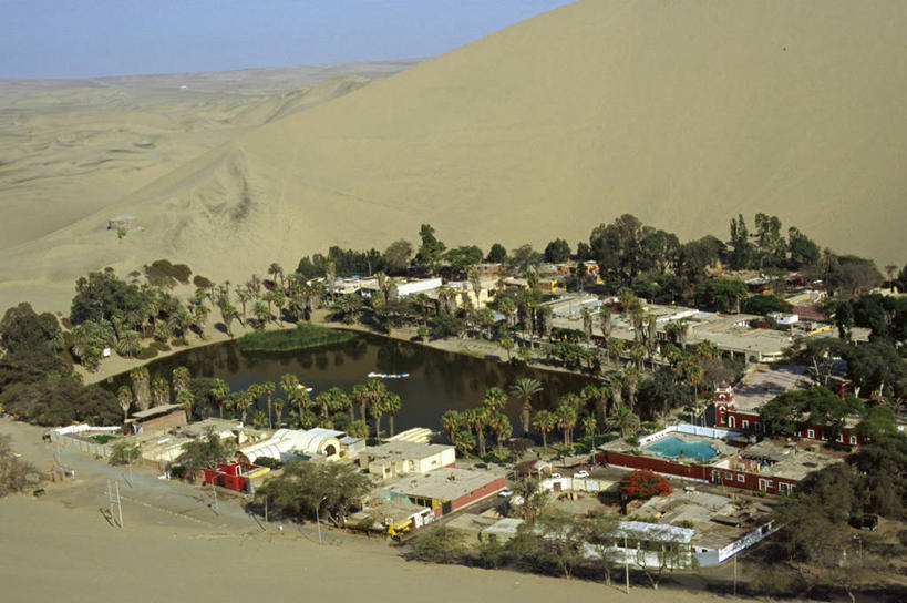 无人,横图,俯视,航拍,室外,旅游,度假,湖,水,酒店,棕榈树,秘鲁,池塘,地形,乡村,沙丘,娱乐,绿色,享受,休闲,南美,放松,摄影,鸟瞰,伊卡,巨人,潟湖,冒险,彩图,高角度拍摄,旅行