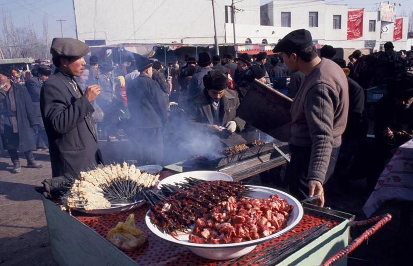 无人,横图,建筑,亚洲,地形,门口,佛塔,地标建筑,摄影,佛教,中亚,中国文化,丝绸之路,塔克拉玛干沙漠,新疆维吾尔自治区,彩图