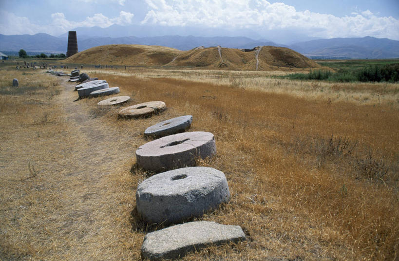 无人,竖图,吉尔吉斯斯坦,亚洲,圆形,祈祷,摄影,伊斯兰教,中亚,清真寺,丝绸之路,奥什,磨石,彩图