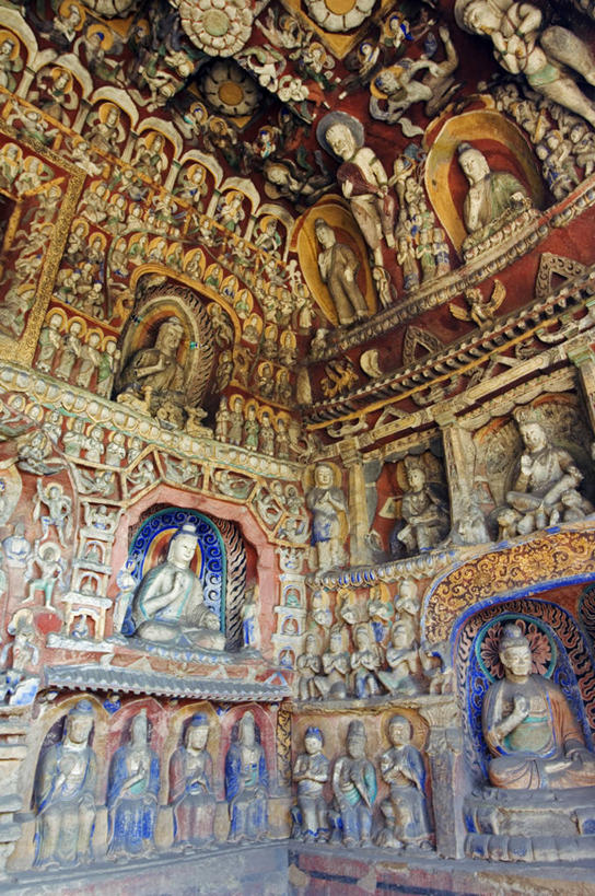 无人,竖图,彩色,室内,旅游,建筑,雕塑,大同,中国,亚洲,雕像,历史,地标建筑,摄影,宗教,洞穴,佛教,五颜六色,色彩斑斓,中国文化,五彩缤纷,东亚,云冈石窟,五彩斑斓,晋中,灵性,五光十色,彩图,旅行,传统文化,联合国教科文组织