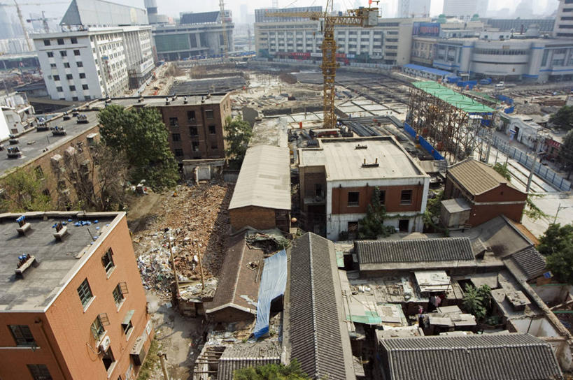 无人,横图,室外,白天,建筑业,城市,中国,亚洲,屋顶,地形,建筑工地,摄影,东亚,天津市,彩图,毛石