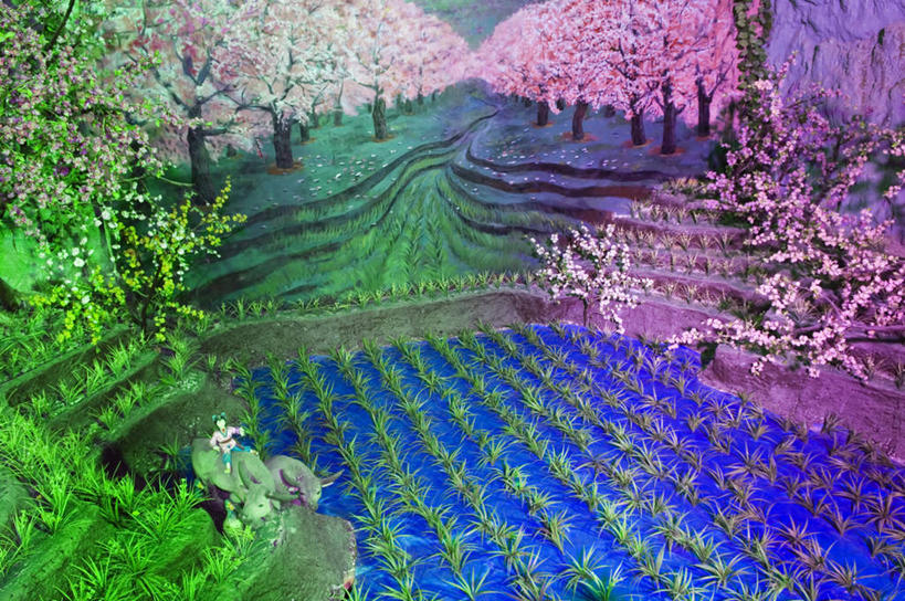 无人,横图,彩色,室内,旅游,建筑,叶子,北京,亚洲,稻田,光,首都,花,花朵,树,绿色,模型,春天,摄影,五颜六色,照亮,色彩斑斓,创造力,五彩缤纷,五彩斑斓,五光十色,水牛,彩图,旅行,传统文化