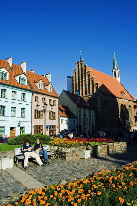 无人,竖图,城市,拉脱维亚,房屋,城镇,首都,古典,历史,摄影,里加,彩图,圣约翰,联合国教科文组织