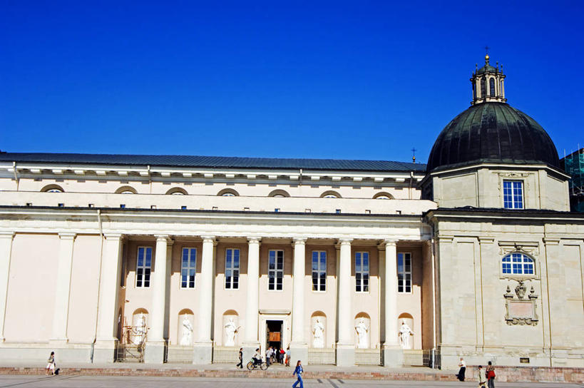 建筑师,教堂,横图,城市,建筑,欧洲,城镇,首都,历史,摄影,宗教,圆顶建筑,立陶宛共和国,维尔纽斯,彩图,波罗的海三国,联合国教科文组织