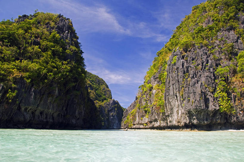 无人,横图,室外,海洋,山,水,菲律宾,亚洲,透明,海湾,风景,自然,摄影,东南亚,宁静,岩层,石灰石,巴拉望,潟湖,爱妮岛,天堂镇,海滩,岩石,彩图,罢工,美人