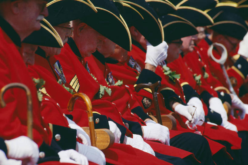 成年人,老年人,横图,制服,城市,英国,欧洲,军事,首都,英格兰,摄影,军服,退伍军人,三角帽,英雄,老年男性,男人,男性,彩图,传统文化