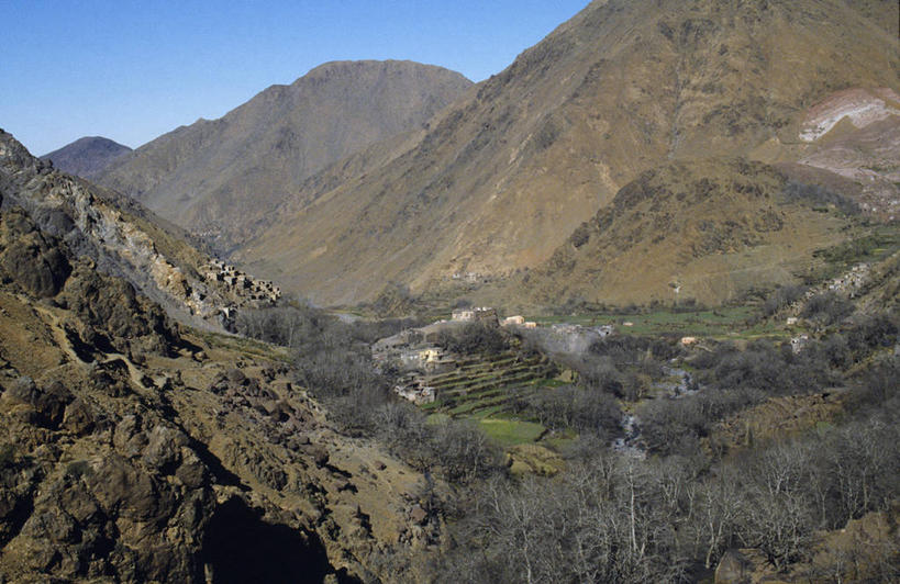 无人,横图,室外,山,山脉,非洲,摩洛哥,地形,乡村,山谷,摄影,山脊,北非,非洲文化,阿特拉斯山脉,彩图,柏柏尔人