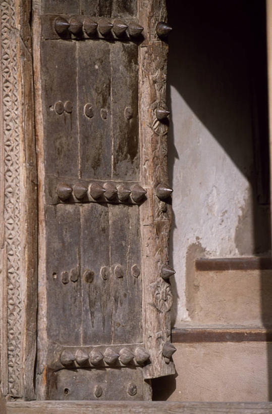 无人,竖图,门,建筑,阿曼,木制,拱门,门口,摄影,保护,要塞,波斯湾,奈兹瓦,彩图