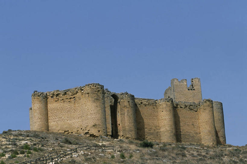 无人,横图,山,建筑,西班牙,欧洲,城堡,摄影,要塞,彩图