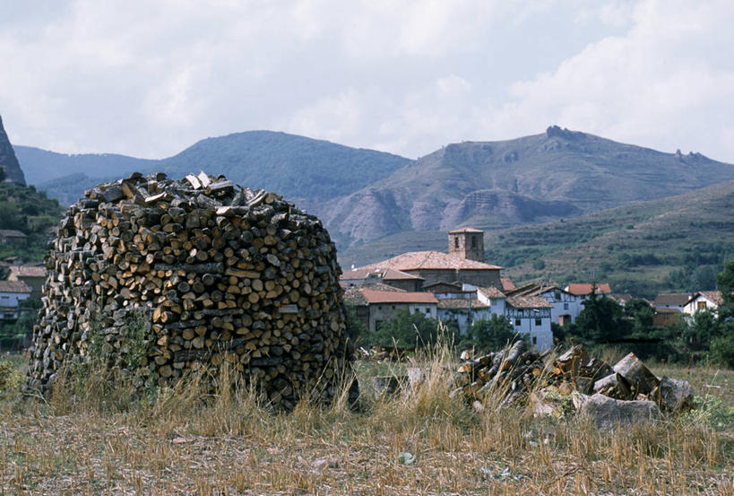 无人,横图,室外,山脉,西班牙,欧洲,木制,地形,乡村,悬崖,摄影,圆木,彩图,柴火