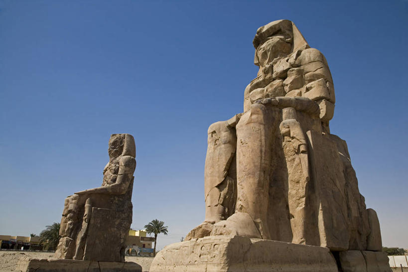 无人,坐,横图,室外,旅游,度假,尼罗河,非洲,巴基斯坦,埃及,亚洲,雕像,废墟,地标建筑,摄影,考古学,中东,法老,南亚,北非,埃及文化,吉萨,巴基斯坦伊斯兰共和国,彩图,旅行,约旦河西岸地区,曼农巨像,埃及卢克索