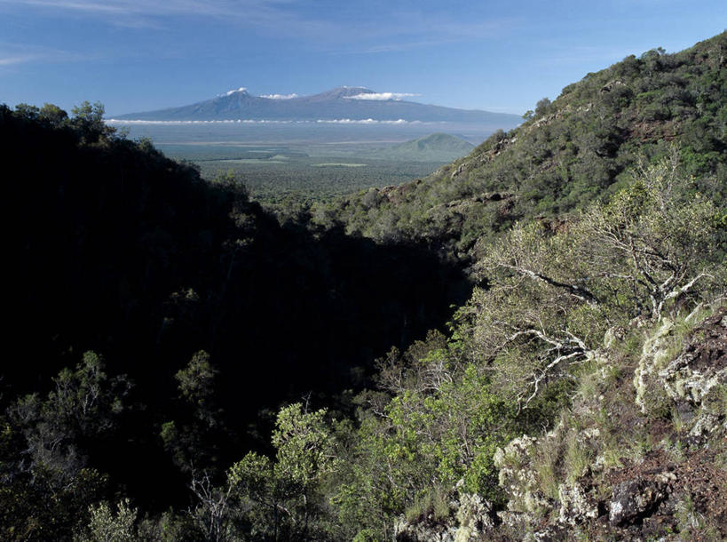 无人,横图,室外,火山,山,山脉,非洲,肯尼亚,地形,山谷,摄影,乞力马扎罗山,活火山,彩图,火山学