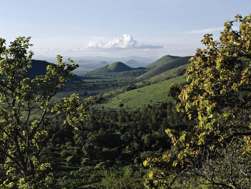 无人,横图,室外,火山,山,山脉,非洲,肯尼亚,地形,山谷,树,绿色,自然,摄影,活火山,彩图,火山学
