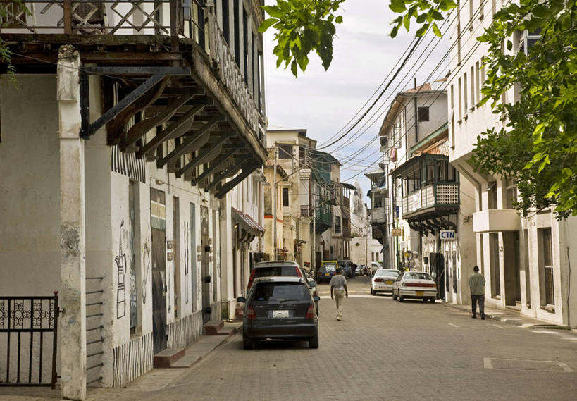 横图,城市,建筑,街道,路,汽车,非洲,肯尼亚,摄影,宗教,宗教建筑,东非,蒙巴萨岛,彩图