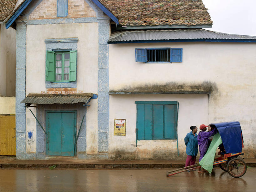 横图,室外,城市,马达加斯加,瓷砖,百叶窗,黄包车,摄影,非洲文化,贫民窟,彩图