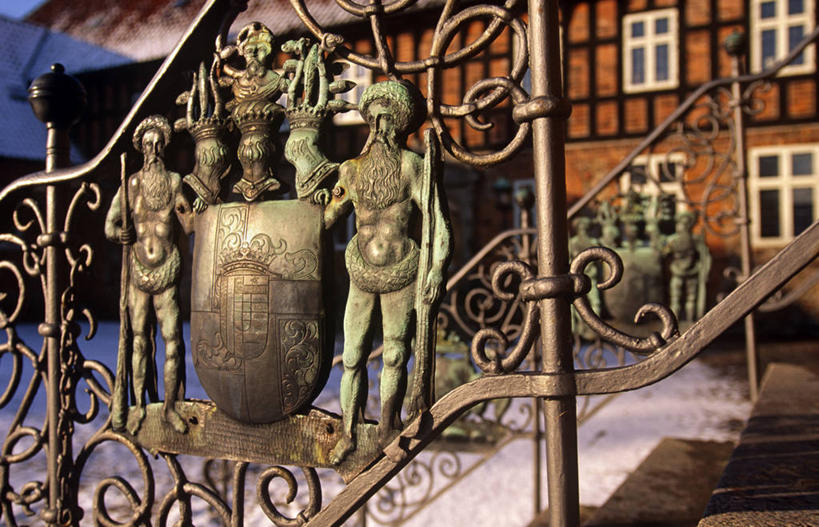 无人,横图,旅游,度假,雪,建筑,酒店,金属制品,丹麦,欧洲,大门,房屋,岛,冬天,历史,树,摄影,徽章,斯堪的纳维亚,豪宅,斯堪狄纳维亚半岛,菲英岛,设计,彩图,旅行,传统文化