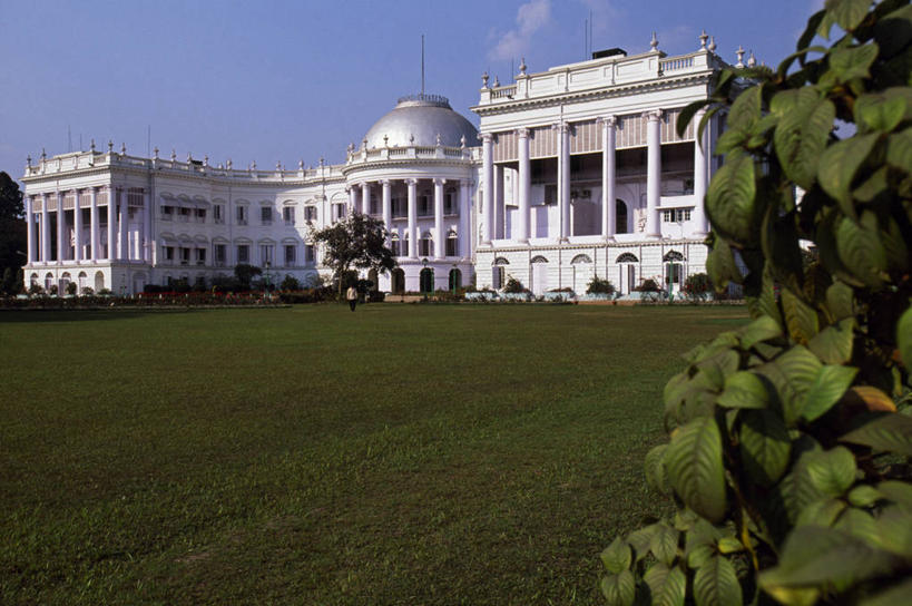 无人,横图,室外,城市,建筑,印度,亚洲,房屋,宏伟,白色,摄影,住房,政府,政治,加尔各答,彩图